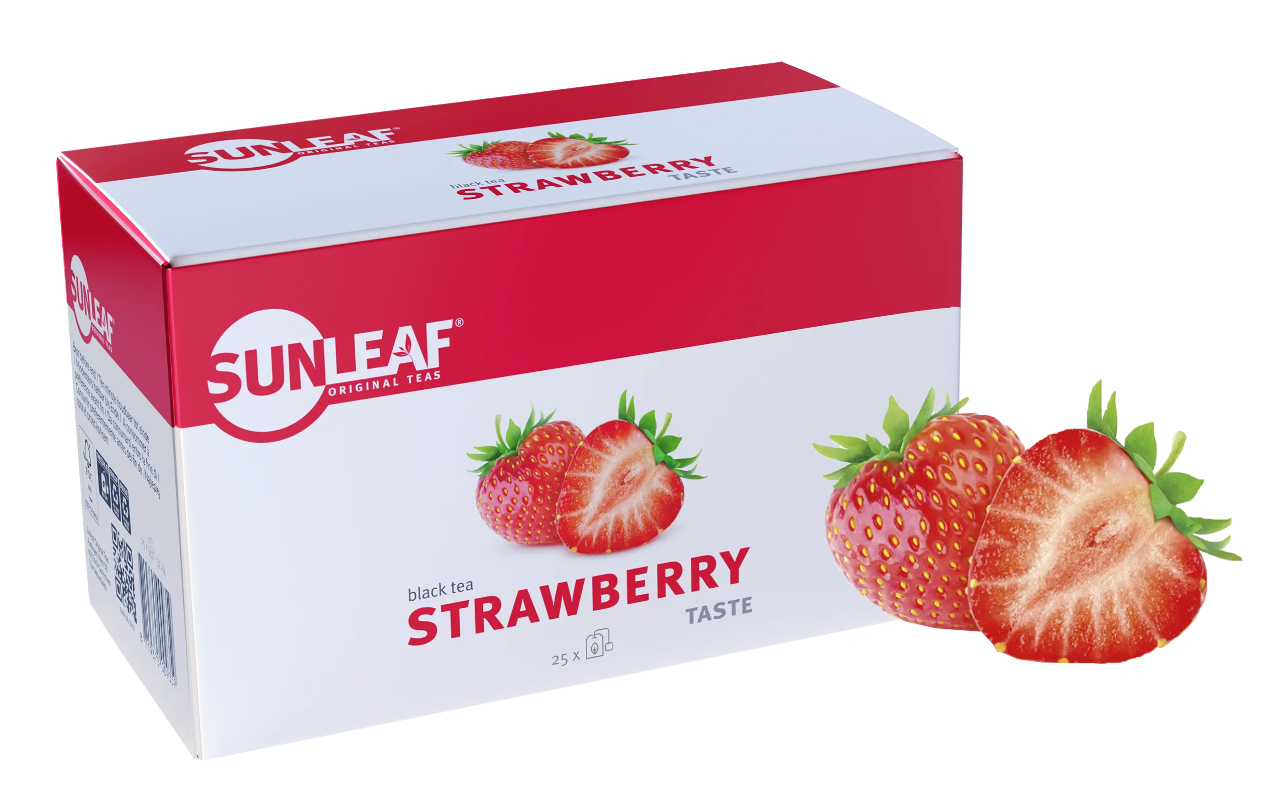 Sunleaf Apple Strawberry with ingredients