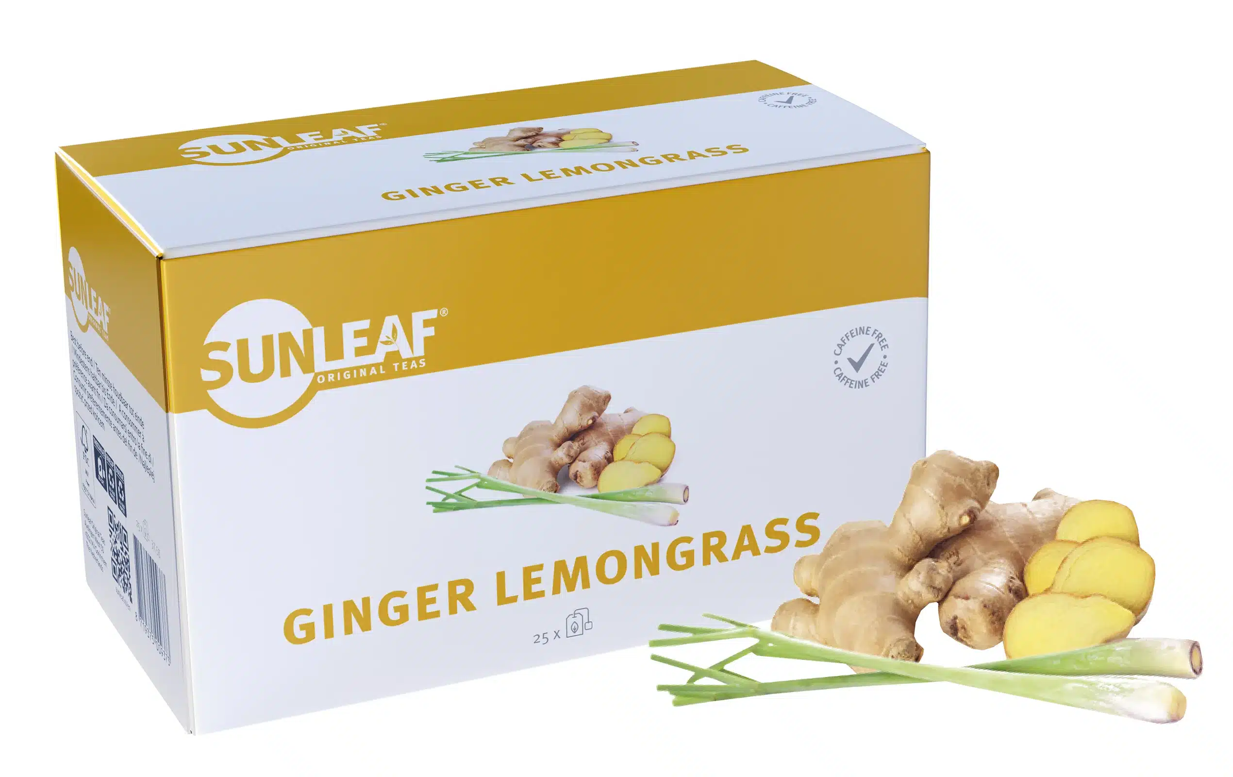 Sunleaf Ginger Lemongrass with ingredients