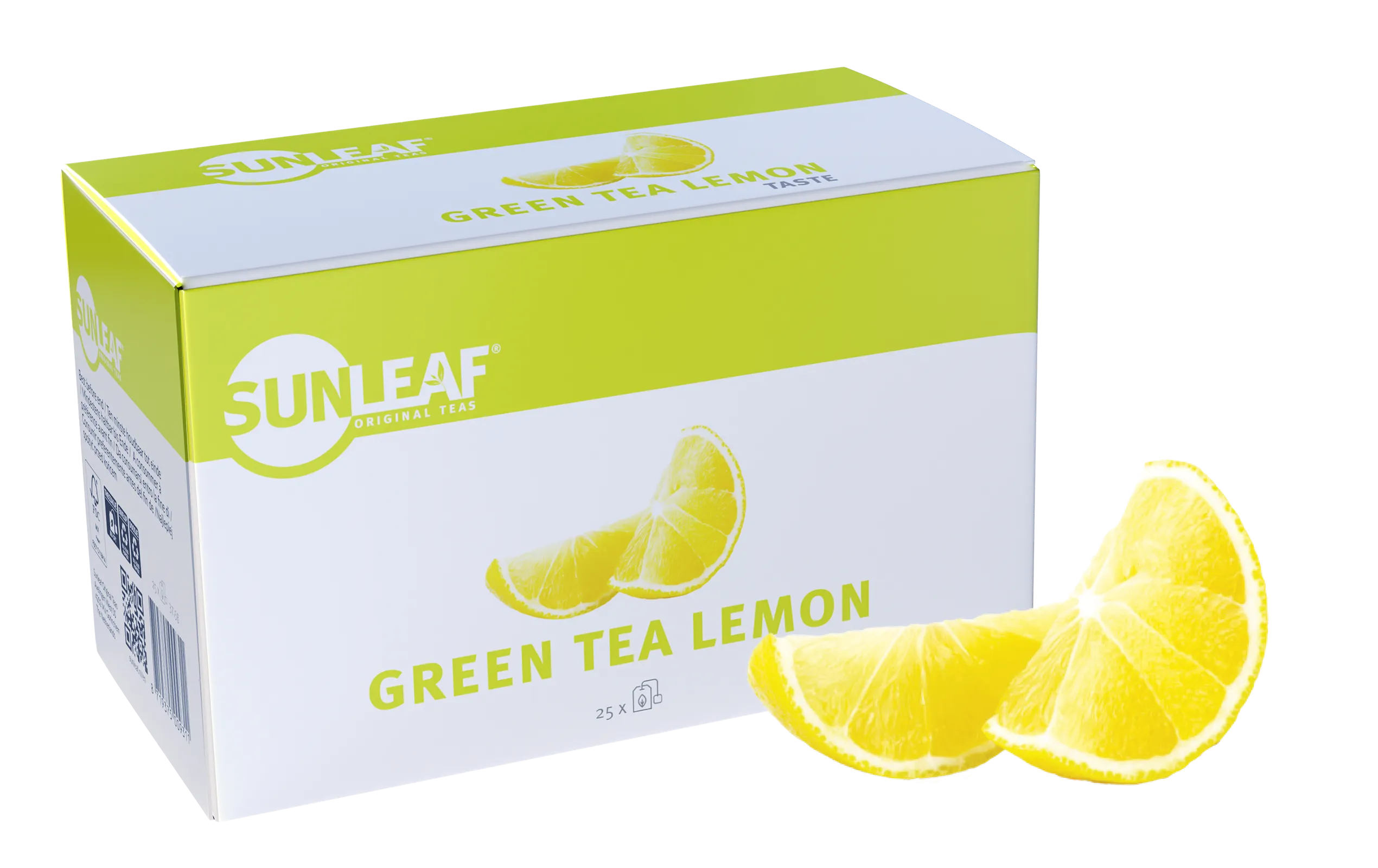 Sunleaf Green Tea Lemon with ingredients