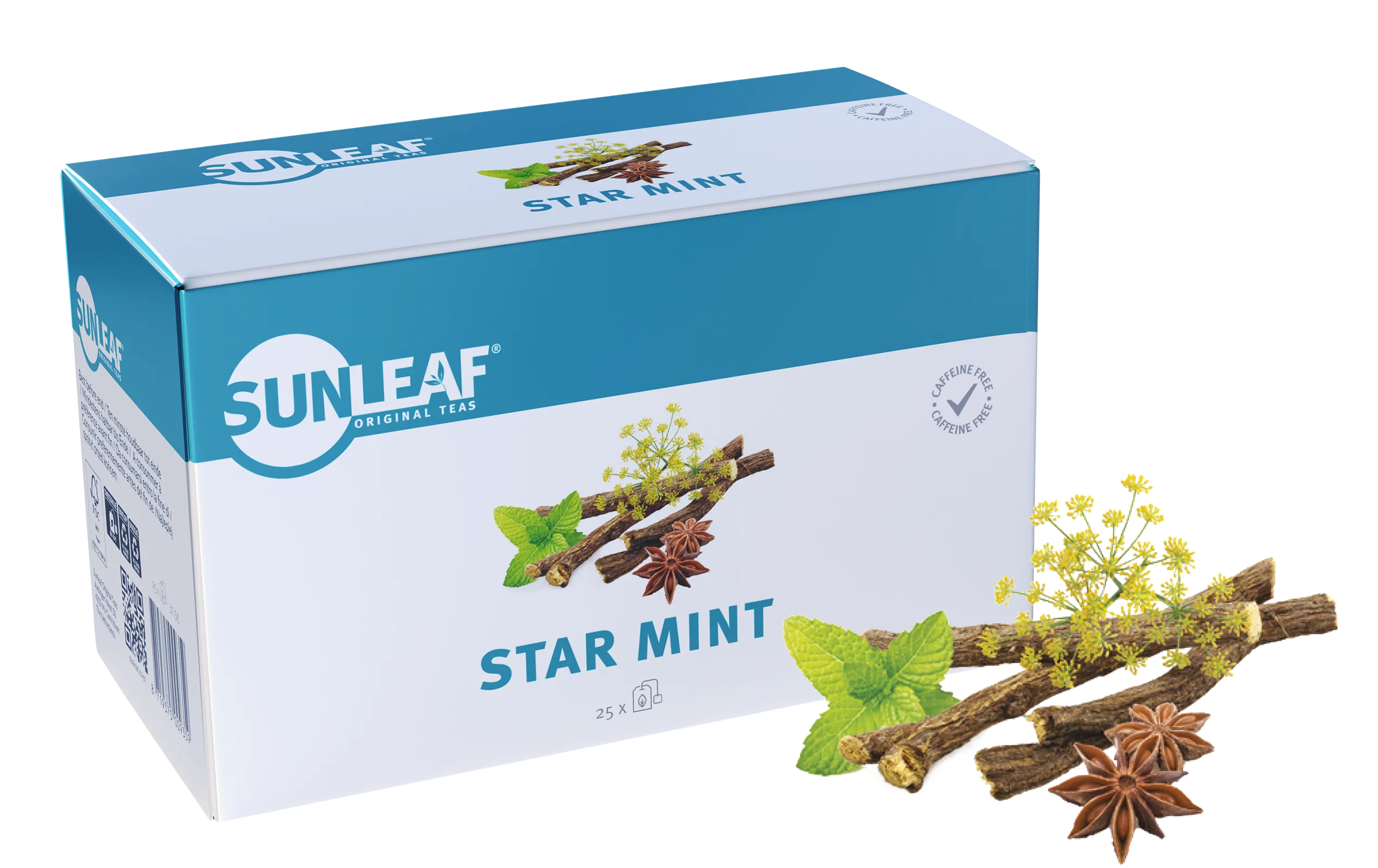 Sunleaf Starmint with ingredients